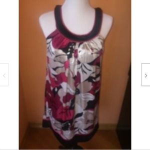 NWT SPEECHLESS Floral Print Sleeveless Dress SZ M
